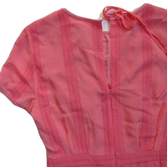 J CREW | Embroidered Chiffon Midi Dress - Picture 6 of 6